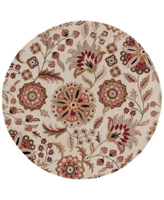 Surya - Athena ATH-5035 Dark Brown 6' Round Area Rug