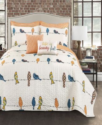 Lush Décor - Rowley Birds 7-Pc. Quilt Sets