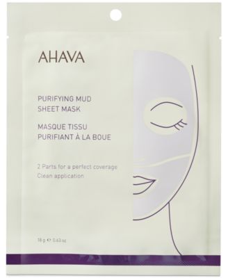 Ahava - Purifying Mud Sheet Mask, 0.63-oz.