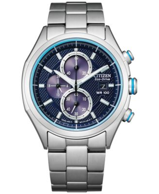 Citizen - Men's Chronograph Stainless Steel Bracelet Watch 41mm