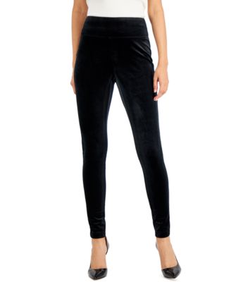 INC International Concepts - Velvet Non-Seam Skinny Leggings