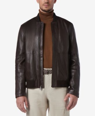 Marc New York - Men's MacNeil Smooth Leather Bomber Jacket