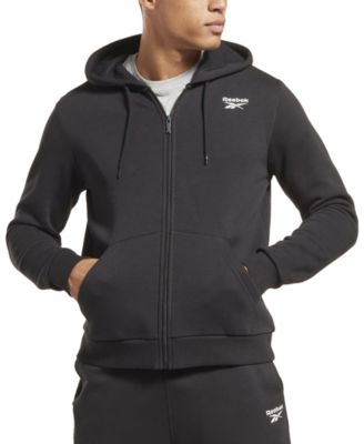 Reebok - Men's Identity Fleece Chest Logo Full-Zip Hoodie