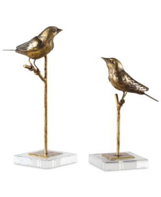 Uttermost - Passerines Set of 2 Bird Sculptures