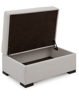 Furniture - Astra 36" Fabric Storage Ottoman