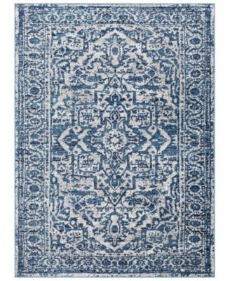 Abbie & Allie Rugs - MNC-2302 Sky Blue 6'7" x 9' Area Rug