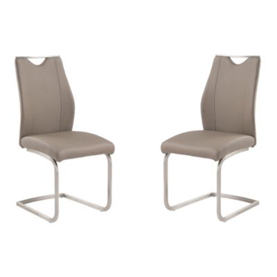Armen Living - Bravo Dining Chair (Set of 2), Quick Ship