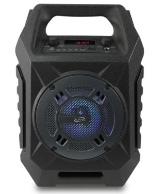 iLive - Bluetooth Tailgate Speaker with 35' Range, FM Tuner, Speaker LED Lights Show