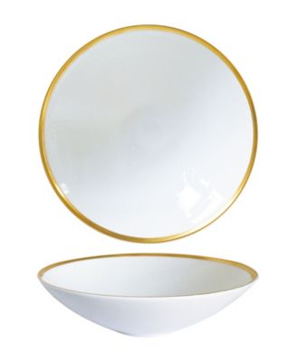 Twig New York - Golden Edge Set of Two Soup/Pasta Bowls