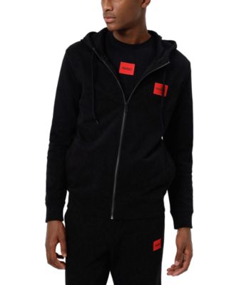 HUGO - Men's Daple212 Regular-Fit Full-Zip Hoodie