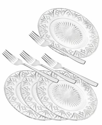 Godinger - Dublin 4-Pc. Cocktail Plate Set