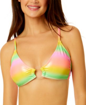 Salt + Cove - Women's Gumdrop Gradient Ring-Front Bralette Bikini Top