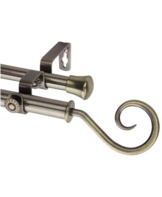 Rod Desyne - Curl Double Curtain Rod Collection