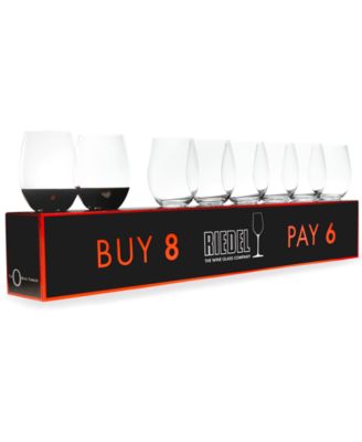 Riedel - Wine Glasses, O Pay 6 Get 8 Cabernet/Merlot Set