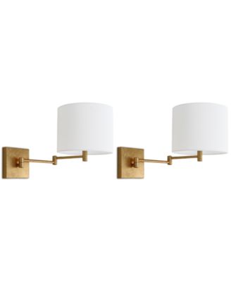 Safavieh - Set of 2 Lillian Gold-Tone Wall Sconces