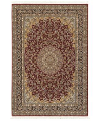 JHB Design - Paragon  Medallion Red 6'7" x 9'6" Area Rug