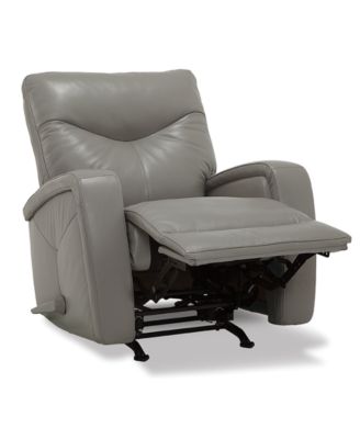Furniture - Leather Pushback Rocker Recliner