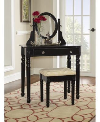 Linon Home Décor - Linon Ally Vanity Set, Direct Ship