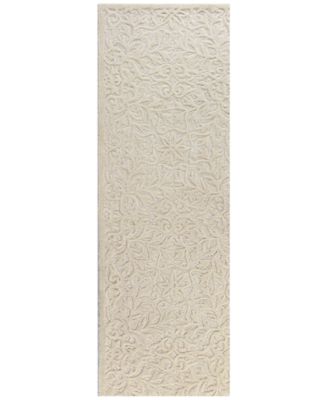 BB Rugs - Loop LOP-140 Ivory 2'6" x 8' Runner Area Rug