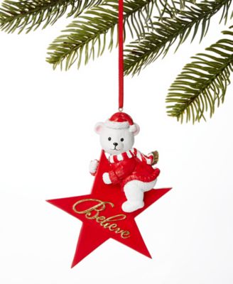 Macy's - Believe Star Ornament