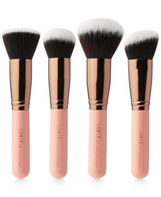 LUXIE - 4-Pc. Rose Gold Kabuki Brush Set