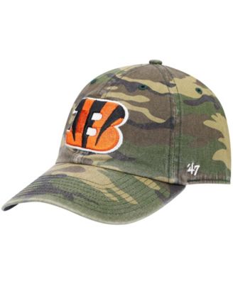 '47 Brand - Men's Camo Cincinnati Bengals Woodland Clean Up Adjustable Hat