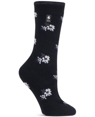 Heat Holders - Women's Ultra Lite Bellis Floral Crew Socks
