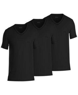BOSS - Men's 3-Pk. Classic Solid V-Neck T-Shirts
