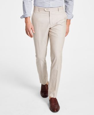 Tommy Hilfiger - Men's Modern-Fit TH Flex Stretch Chambray Suit Separate Pant
