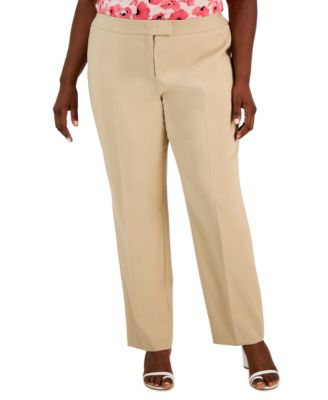 Anne Klein - Plus Size High Rise Bowie Pants
