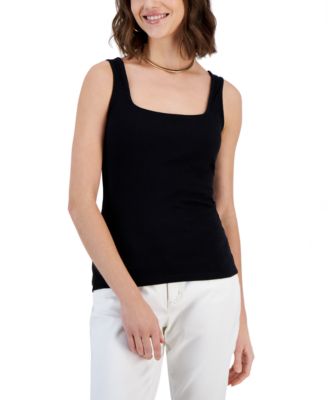 INC International Concepts - Square Neck Rib Tank