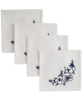 Portmeirion - Blue Portofino 4-Pc. Napkin Set