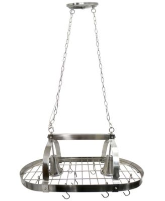 All The Rages - 2 Light Kitchen Pot Rack with Downlights