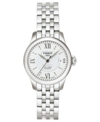 Tissot - Watch, Women's Swiss Automatic Le Locle Stainless Steel Bracelet 42mm T41118333