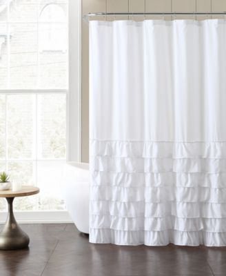 VCNY Home - Melanie Ruffle 72" x 72" Shower Curtain
