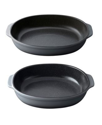 BergHOFF - Gem Collection Stoneware Set of 2 Oval Baking Dishes