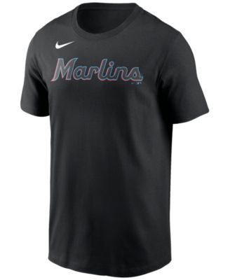 Nike - Miami Marlins Men's Swoosh Wordmark T-Shirt