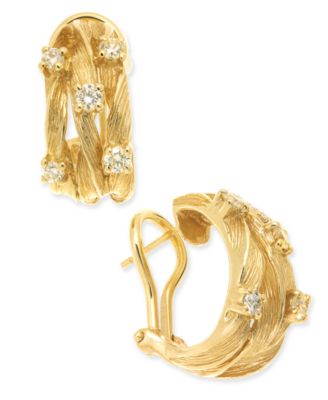 EFFY Collection - Diamond Vine Earrings (5/8 ct. t.w.) in 14k Gold