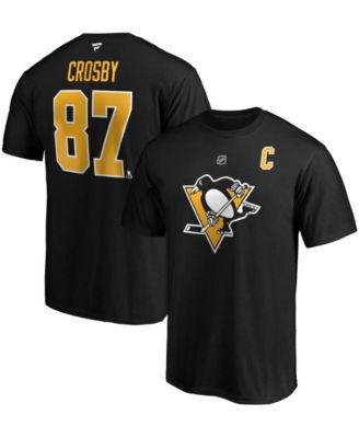 Fanatics - Men's Sidney Crosby Pittsburgh Penguins Team Authentic Stack T-Shirt