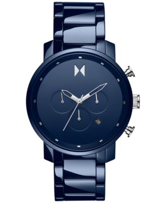 MVMT - Men's Chrono Blue Ceramic Bracelet Watch 47mm