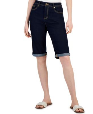 INC International Concepts - Women's Denim Bermuda Shorts