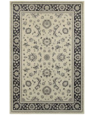 JHB Design - Tidewater  Pira Ivory/Navy 6'7" x 9'6" Area Rug