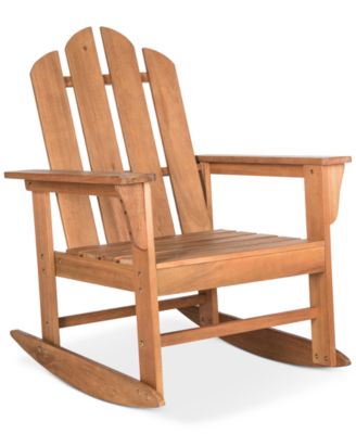 Safavieh - Adda Outdoor Rocking Chair, Quick Ship