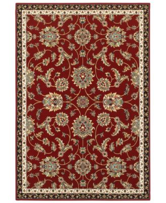 Oriental Weavers - Kashan 370R Red/Multi 6'7" x 9'6" Area Rug
