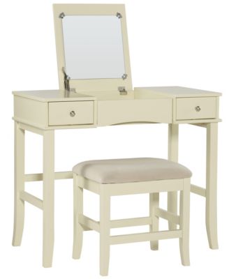 Linon Home Décor - Linon Angelika Vanity Set, Direct Ship