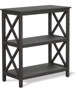 Click Décor - Thompson 2 Tier Shelf, Quick Ship