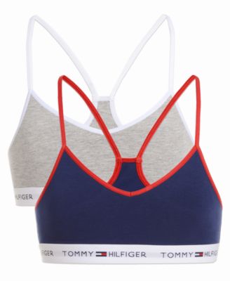 Tommy Hilfiger - Little & Big Girls 2-Pk. Logo-Band Bras