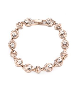 Givenchy - Rose Gold and Silk Crystal Flex Bracelet