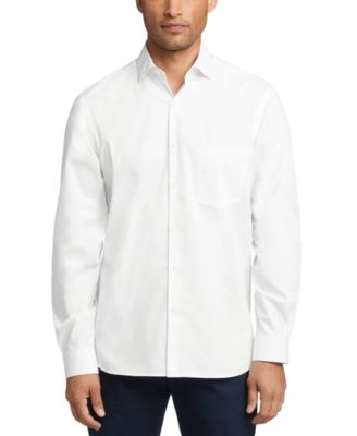 Van Heusen - Men's Slim-Fit Never-Tuck Dress Shirt