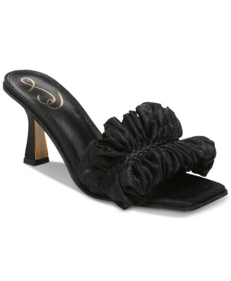 Sam Edelman - Women's Kady Silk Ruffle Dress Mules